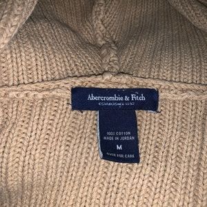 HOODED ZIPPER SWEATER JACKET